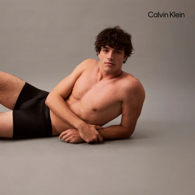【CALVIN KLEIN】官方旗艦館CK Pro Fit 超細纖維低腰平口內褲_黑色