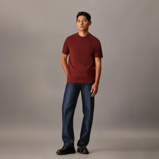 【CALVIN KLEIN】官方旗艦館CK Climate Tech 90年代直筒牛仔褲_藍色