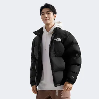 【The North Face 官方旗艦】北面經典1996男款黑色DWR防潑水羽絨外套｜3C8DGOE