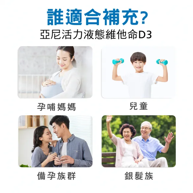 【YANNIGO 亞尼活力】液態維他命D3滴劑1罐30ml一滴400IU(非活性維生命D滴液 vitamin d3)