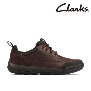 【Clarks】男鞋 Ashcombe Lo GTX 輕戶外GTX防水綁帶休閒鞋 運動鞋 防水鞋(CLM52083C)