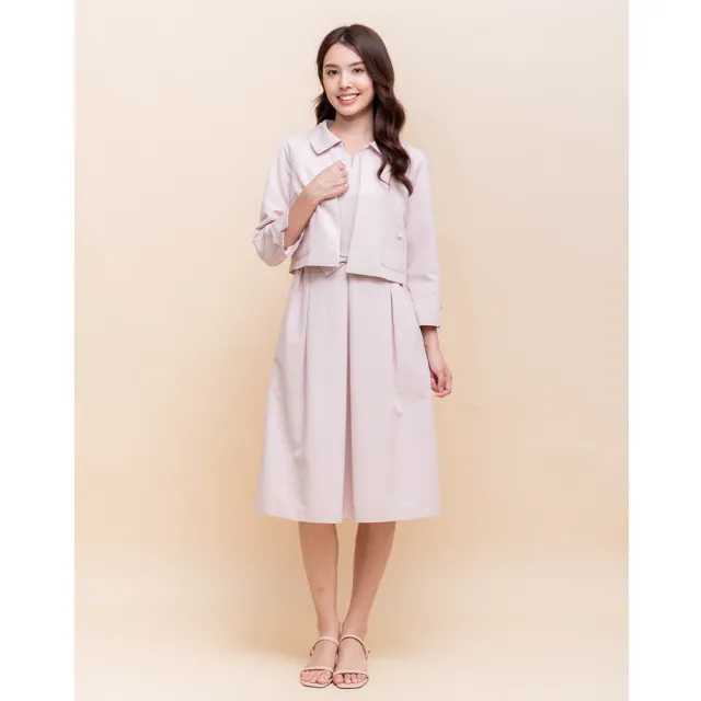 【perng yuh 芃諭名品】雅恬氣質 緹織暗紋 外套(2025 AW Collection|4C秋冬新品上市)