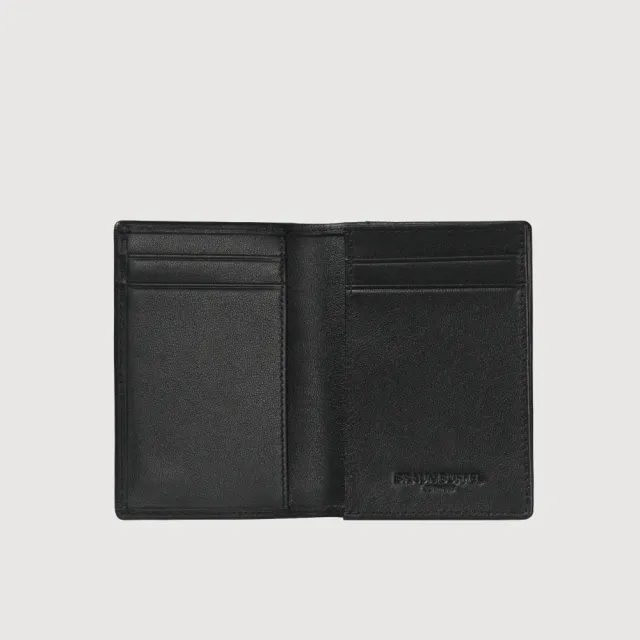 【BRAUN BUFFEL 德國小金牛】新遊牧族-TW 4卡名片夾-黑色(BF380-402-BK) 送禮推薦
