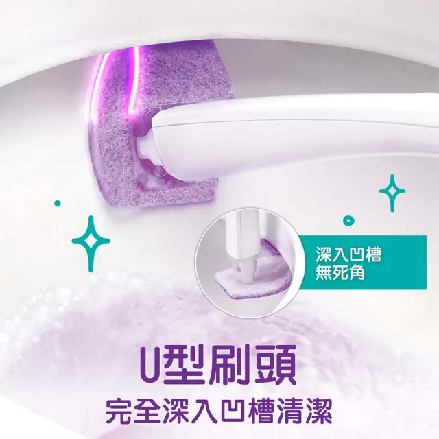 【3M】百利超淨替換式馬桶刷補充包-小蘇打清潔配方(10入刷頭)