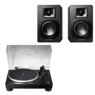 【audio-technica 鐵三角】唱盤喇叭優惠組(ATLP5X+AT-SP3X)