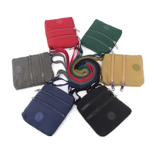 【LouiseC.】Tree House 輕盈尼龍三分隔層斜背隨身手機小防水包-6色(YS0724)