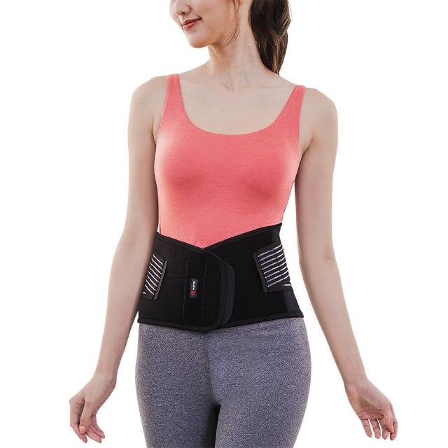 【輝葉】Strength可調式加壓支撐護腰帶(不鏽鋼條/防臭速乾/咖啡紗/耐用 HY-9958)