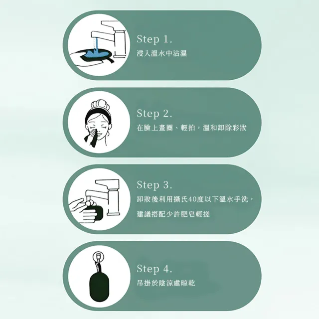 【Jovcle】荷可蕾 法蘭絨柔膚洗顏卸妝巾(洗臉巾/毛巾/溫和去角質/可重複使用)