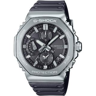 【CASIO 卡西歐】G-SHOCK 太陽能藍芽八角計時錶 情人節 送禮(GMC-B2100Y-1A)