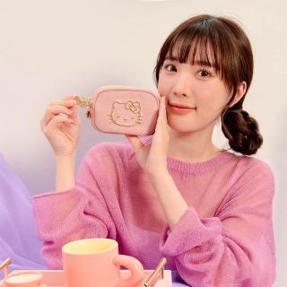 【HELLO KITTY】金緻凱蒂-雙層零錢包-粉 KT03M10PK