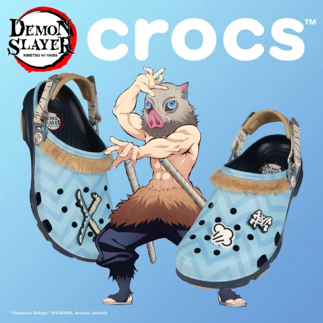 【Crocs官方直營】中性鞋 鬼滅之刃-伊之助 All-Terrain 特林 聯名洞洞鞋(209319-410)