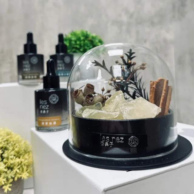 【Les nez 香鼻子】水晶香氛能量寶盒禮盒組(運財、愛情、和諧、療癒、悟性、智慧 母親節禮物)