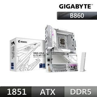 【技嘉】主機板+RAM組合★B860 AORUS ELITE WIFI7 ICE Intel主機板+威剛 LANCER Blade DDR5 5600 16GBx2 白
