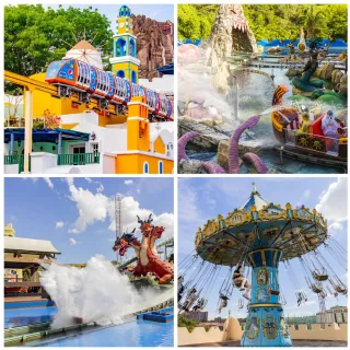 【高雄義大遊樂世界】超長效期★親子套票(全票1張+學童票1張)