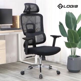【LOGIS】暗影律動電腦椅辦公椅(人體工學椅)