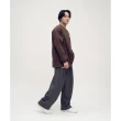 【plain-me】男女款 西料打褶長褲 PLN3575-251(褲子 寬褲 落地褲 休閒褲 長褲 男女褲 西裝褲)