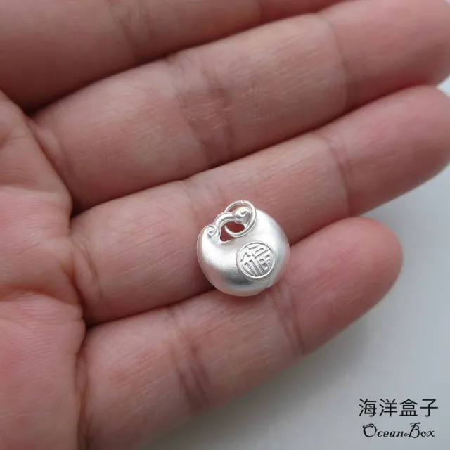【海洋盒子】寶寶飾品吊墜小胖福S999足銀純銀吊墜(單墜價格)
