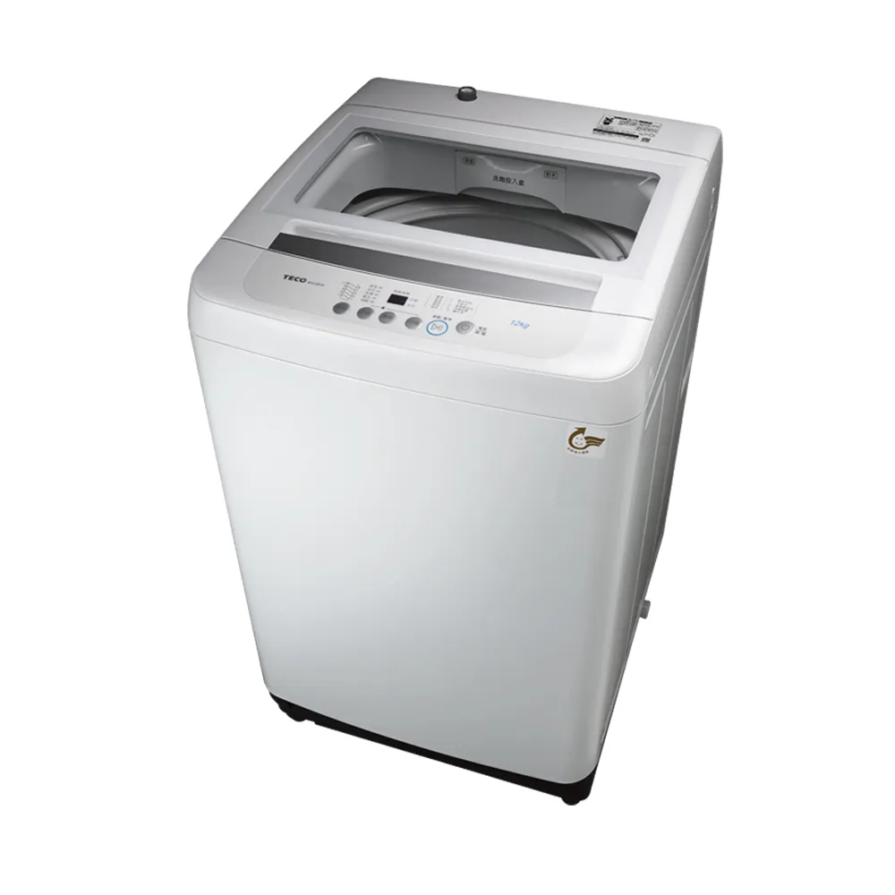 TECO 東元】58H快配☆12kg FUZZY人工智慧定頻直立式洗衣機(W1238FW