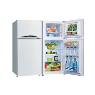 【SANLUX 台灣三洋】58H快配128公升一級無霜雙門定頻冰箱(SR-C125B1)