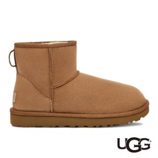 【UGG】雪靴 女鞋 靴子 女靴 Classic Mini II 栗子棕 UG1016222CHE
