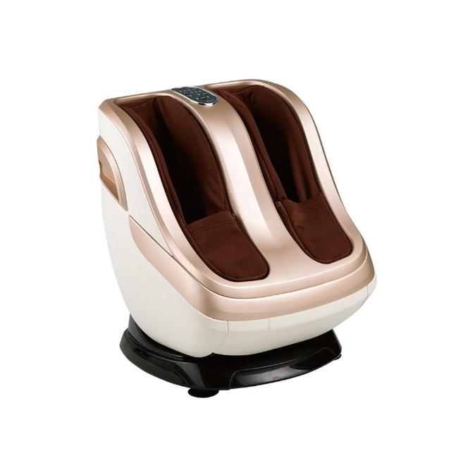 輝葉 HY-703 三芯手感美腿機,玫瑰金色系設計,專為小腿與足底提供滾輪式按摩,內建溫熱功能與定時模式,功率70W插電式電源,尺寸47x47x53cm,重量12.7kg,BSMI認證R32600,1年保固,中國製造。舒緩腿部疲勞,提升血液迴圈,適合日常美腿保養,一經拆封影響退貨許可權。 輝葉 HY-703