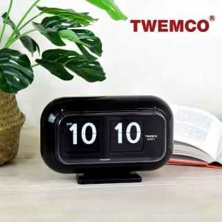 【TWEMCO】QT-35 翻頁鐘 時鐘 桌放 壁掛兩用(共2色)