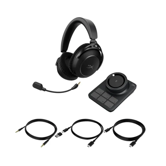 【HyperX】Cloud Alpha 2 — 無線電競耳機 黑色(AJ5C7AA)