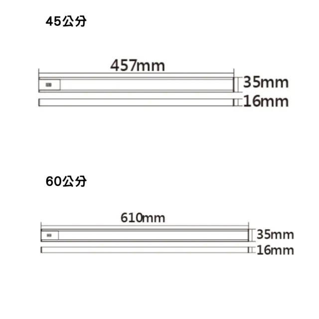 【DanceLight 舞光】12W LED 60公分磁吸感應層板燈(D-60LA12DHSR1)