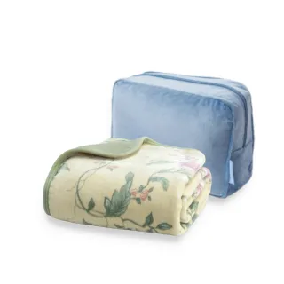 【WEDGWOOD】買一送一｜超細纖維印花 雙層旅行毯(單人毛毯｜2件任選合購組)