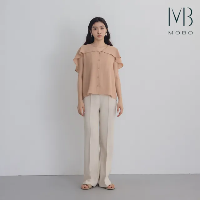 【MO-BO】大波浪領無袖上衣
