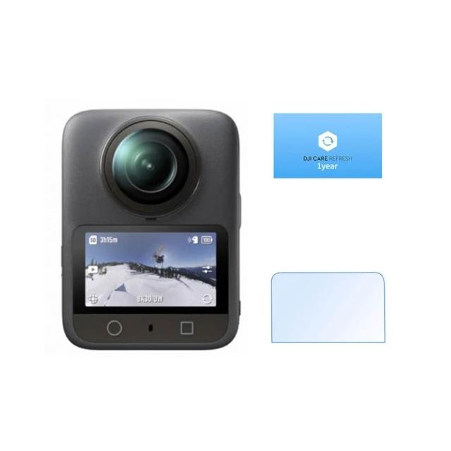 【DJI】OSMO 360 暢拍套裝 全景相機/運動相機｜1英吋CMOS｜+ 一入組鋼化膜+1年版Care(聯強國際貨)