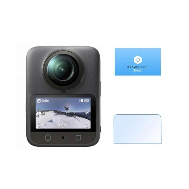 【DJI】OSMO 360 暢拍套裝 全景相機/運動相機|1英吋CMOS|+ 一入組鋼化膜+2年版Care(聯強國際貨)