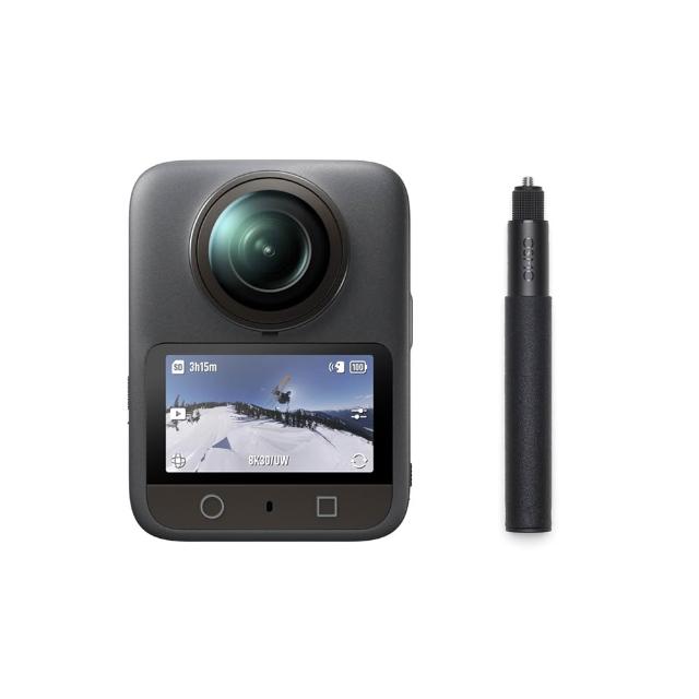 【DJI】OSMO 360標準套裝 全景相機/運動相機|1英吋CMOS+70公分隱形自拍桿(聯強國際貨)