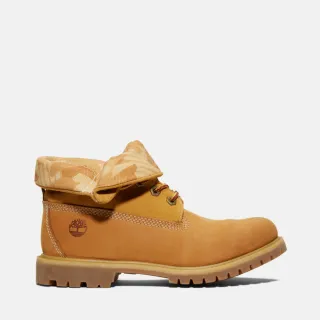 【Timberland】女款小麥色休閒反摺靴(A28AT231)