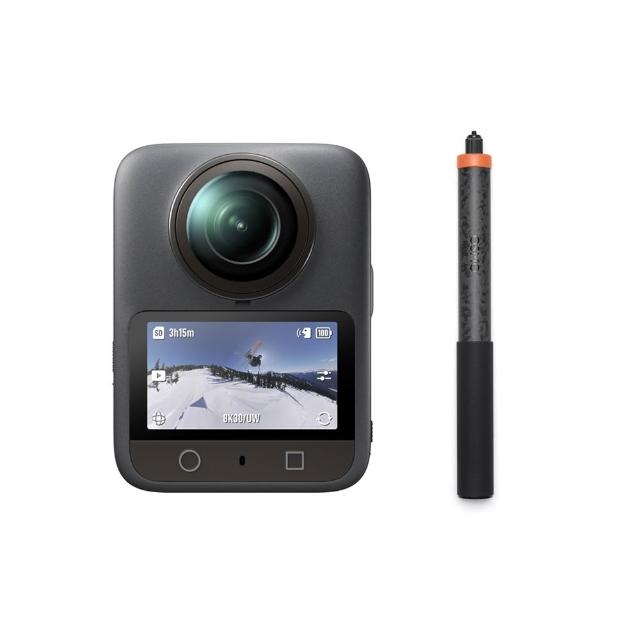 【DJI】OSMO 360標準套裝 全景相機/運動相機｜1英吋CMOS+2.5米超長碳纖維自拍桿(聯強國際貨)