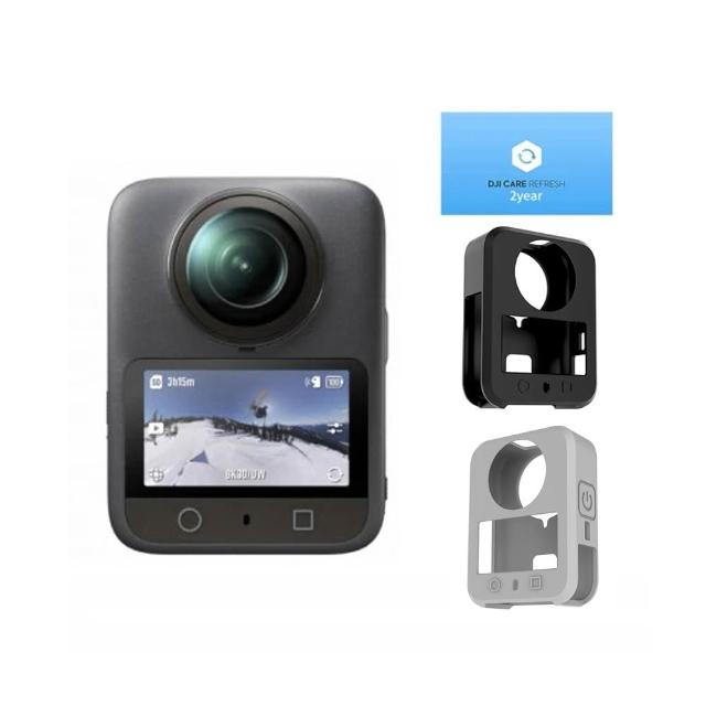 【DJI】OSMO 360 暢拍套裝 全景相機/運動相機｜1英吋CMOS｜+矽膠套+2年版Care(聯強國際貨)