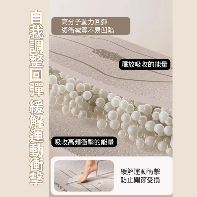 【Michael Fitness 麥克健身】加厚10mm 瑜珈墊 TPE瑜珈墊 加厚瑜珈墊 加寬90cm(加大加厚185*90*1CM)