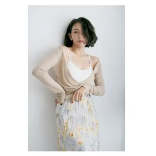 【amica】長島日落扭結防曬上衣(防曬上衣 外搭外套 防曬外套 防曬長袖 海邊穿搭 薄長袖 女外套 夏季)
