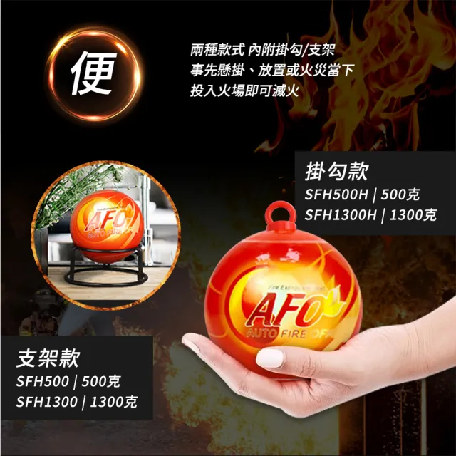 【工具王】滅火彈 滅火器 住警器 消防防災 火災 自動滅火球 緊急滅火 630-SFH500H(滅火神器 滅火寶 滅火球)