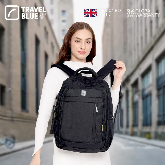 【Travel Blue 藍旅】雙11 筆電後背包 VANGUARD(3色可選/防水包/電腦包/商務背包)