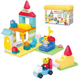 【BANDAI 萬代】代理版 巧虎組裝積木系列 房子收納箱