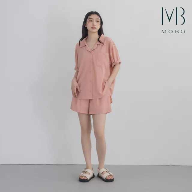 【MO-BO】質感柔膚微彈力短褲