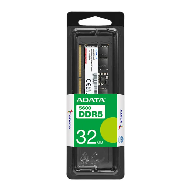 【ADATA 威剛】DDR5 5600 16GB 筆記型記憶體(AD5S560016G-S)