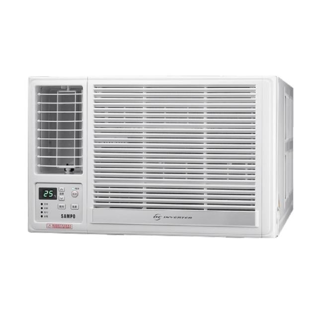【SAMPO 聲寶】福利品5-6坪變頻左吹冷暖窗型冷氣(AW-LH36DC)