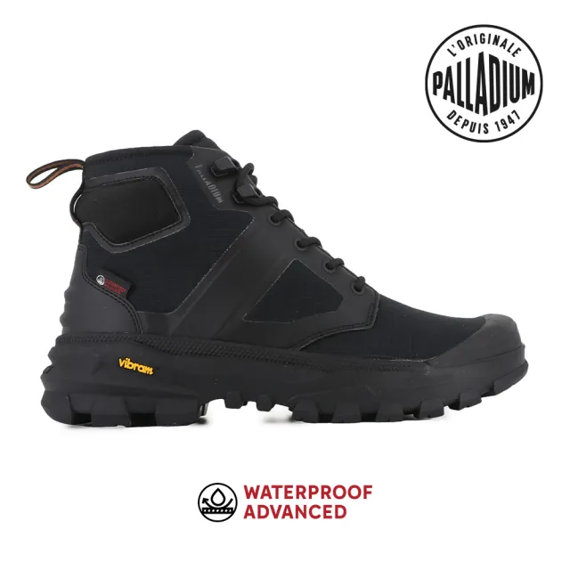 【Palladium】PALLARIDER ZIP WPA黃金大底拉鍊赤標防水靴/防水鞋/休閒鞋-男鞋/女鞋-黑(79542-008-M)