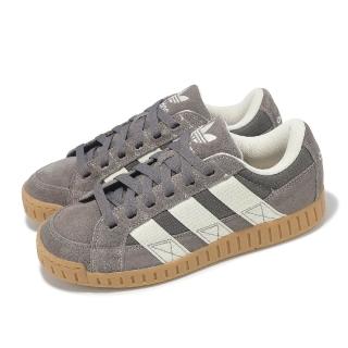 【adidas 愛迪達】滑板鞋 LWST 男鞋 女鞋 灰 米 情侶鞋 麂皮 復古 板鞋 休閒鞋 愛迪達(JI3126)