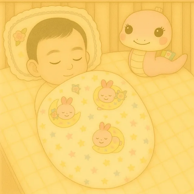 【Qbibiya】☆momo獨家蛇年寶寶☆蛇睿小禮盒◆甚麼都行安撫+萬用巾+防驚嚇抗菌肚圍(滿月禮盒彌月禮盒)