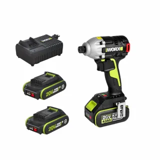 【WORX 威克士】20V 無刷鋰電 3段速衝擊起子機(WU290D.2)