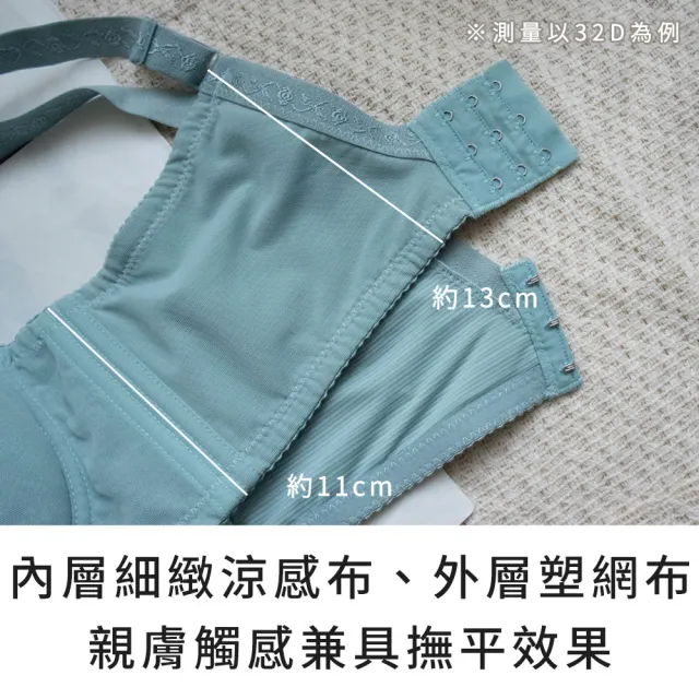 【玉如阿姨】峰花盛放內衣※0736雪灰(F罩 渾圓 大罩杯 提托 涼感 台灣製)