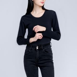 【ONEDER 旺達】4件組-女刷毛衣 圓領刷毛衣 高領刷毛衣(保暖內衣/秋冬打底衣/內搭)